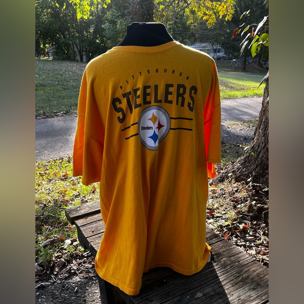 NFL TEAM APPAREL MENS 2X PITTSBURGH STEELERS TSHIRT